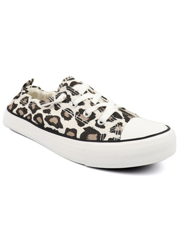 Star 23 Snow Leopard Slip-on Sneakers