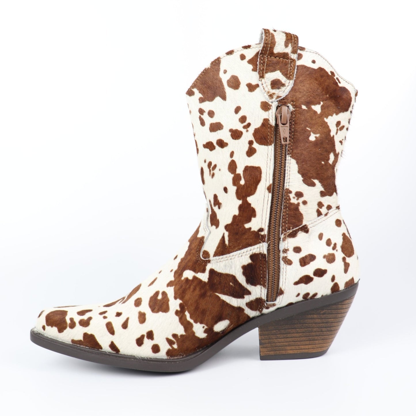 West 1 Brown Cow Boots