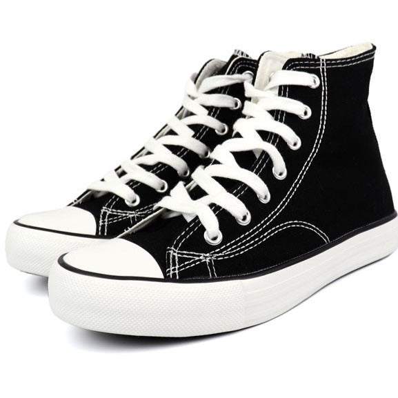 Star 24 Black Hi-Top Sneakers