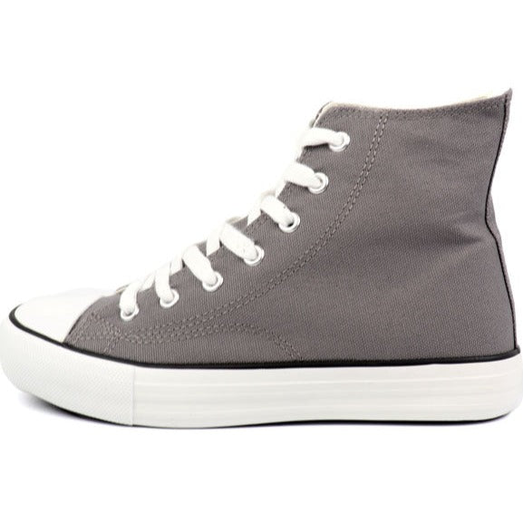 Star 24 Grey Hi-Top Sneakers