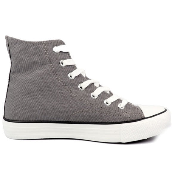 Star 24 Grey Hi-Top Sneakers