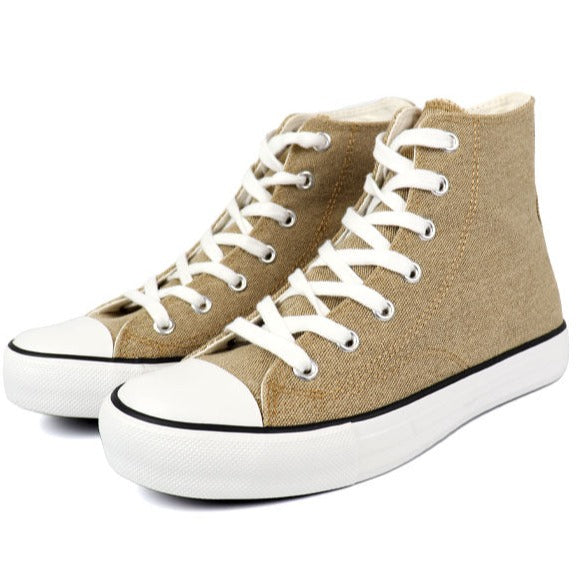 Star 24 Taupe Hi-Top Sneakers