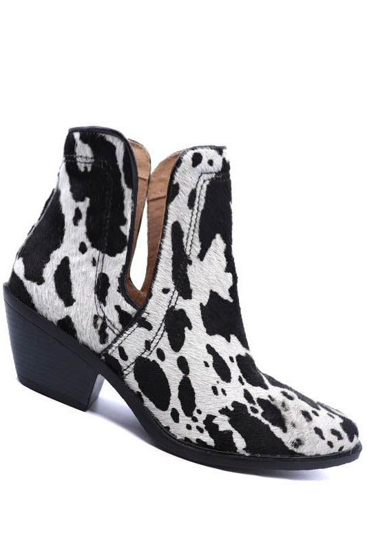 West 2 Black Cow Boots