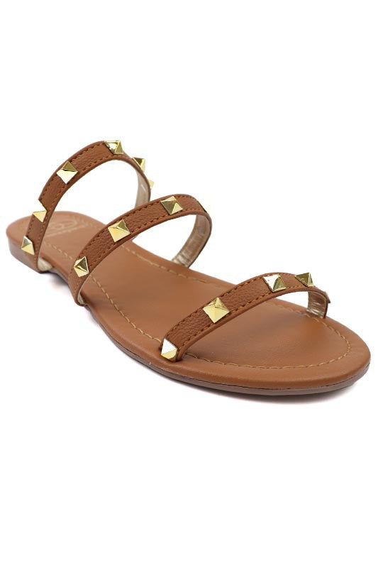 Lulu 17 Tan Strappy Sandals