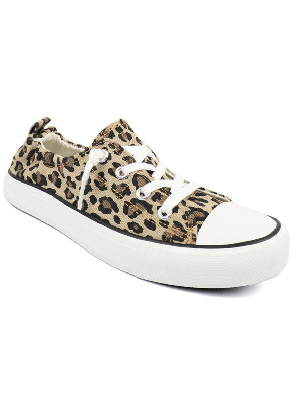 Star 23 Leopard Slip-on Sneakers
