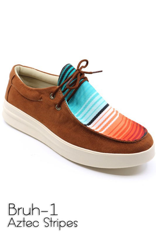 Bruh 1 Aztec Stripe Sneakers