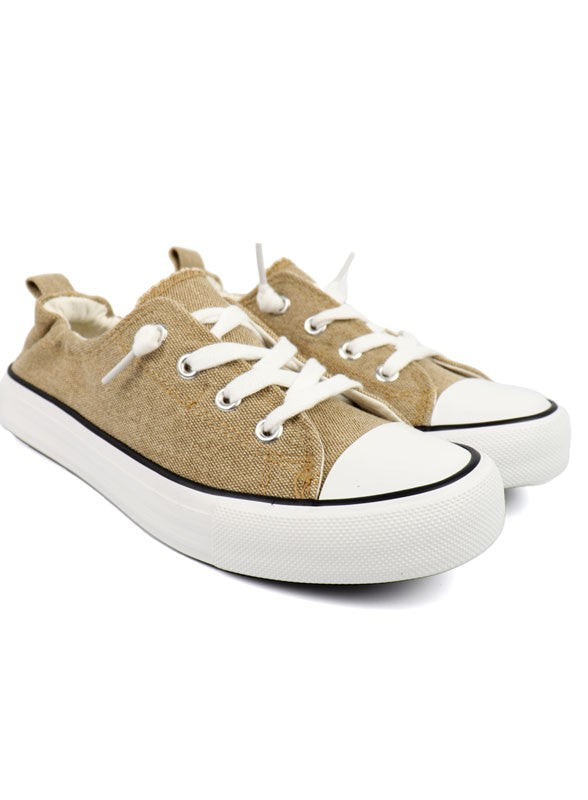 Star 23 Taupe Slip-on Sneakers