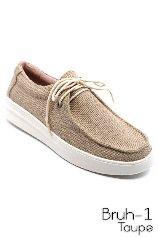 Bruh 1 Natural Canvas Sneaker