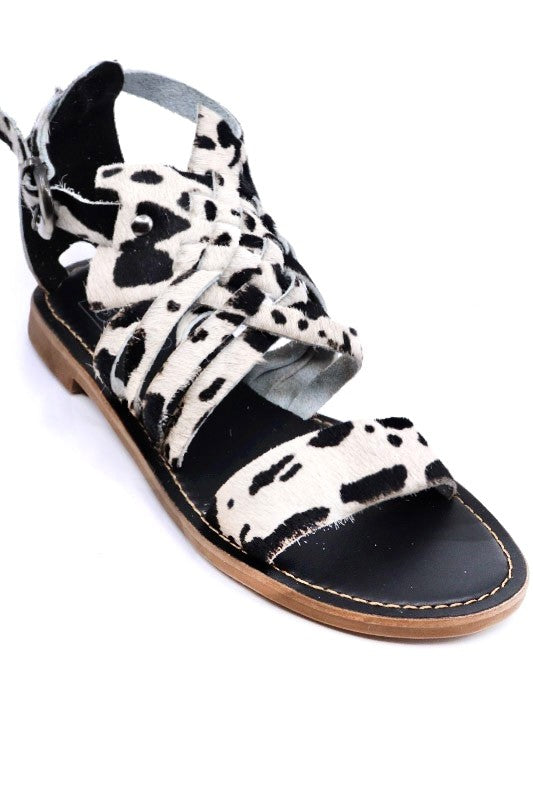 Lola 3 Cow Sandals