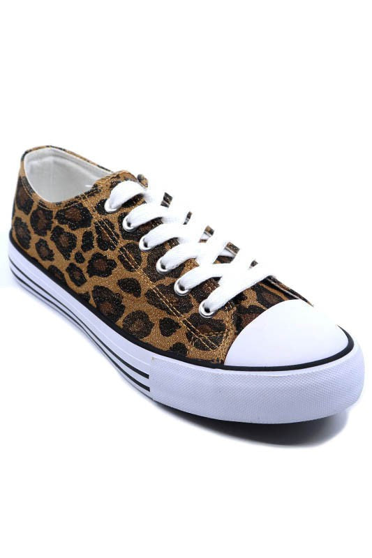 Loca Bronze Leopard Sneakers