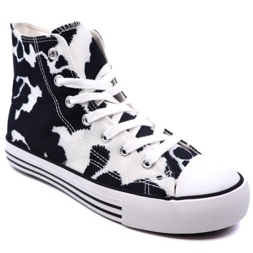 Star 24 Cow Hi-Top Sneakers