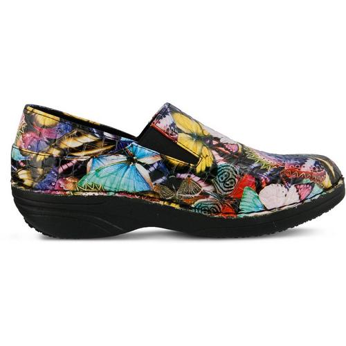 Ferrara Butterfly Clogs Heels - The Shoe Trunk