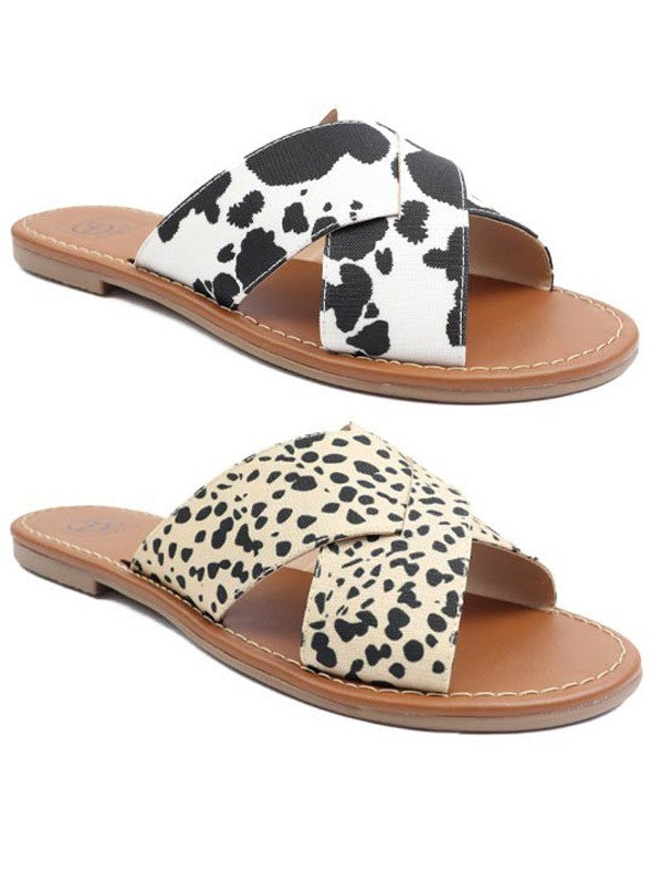 Lexi 25 Cow Sandals