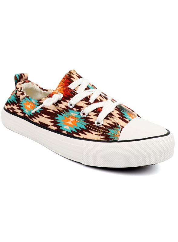 Star 23 Aztec Orange Slip-on Sneakers