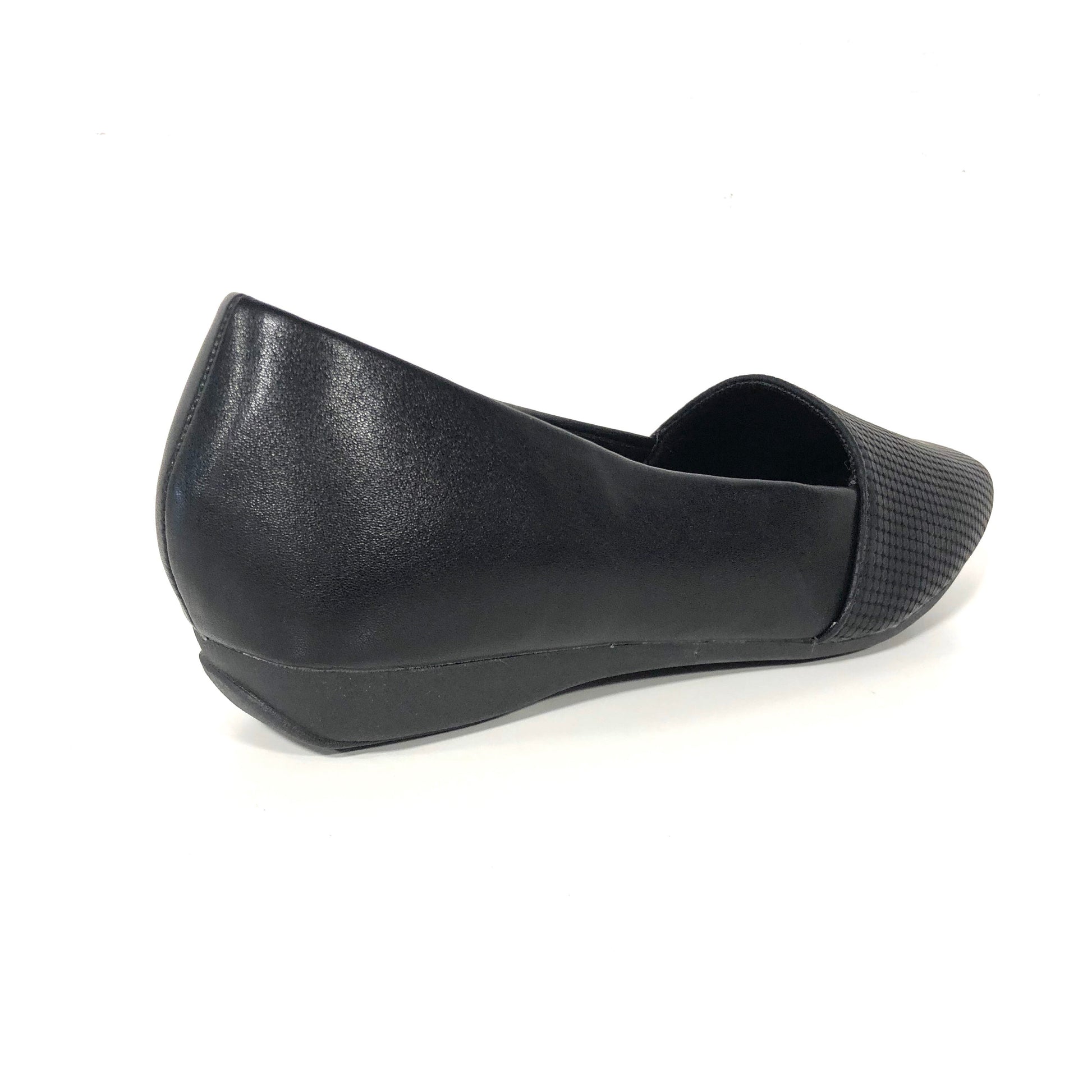 Laurel Black Flats Loafers - The Shoe Trunk