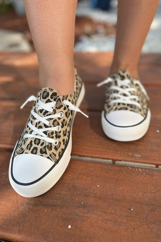 Star 23 Leopard Slip-on Sneakers