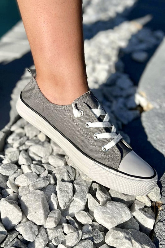 Star 23 Grey Slip-on Sneakers