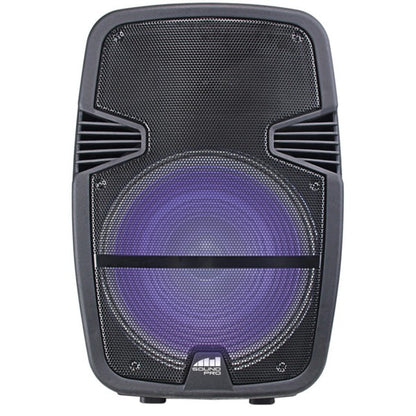 Naxa Portable 15 Inch BT Speaker w Disco Lights