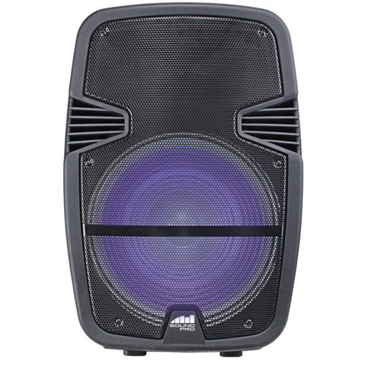 Naxa Portable 15 Inch BT Speaker w Disco Lights