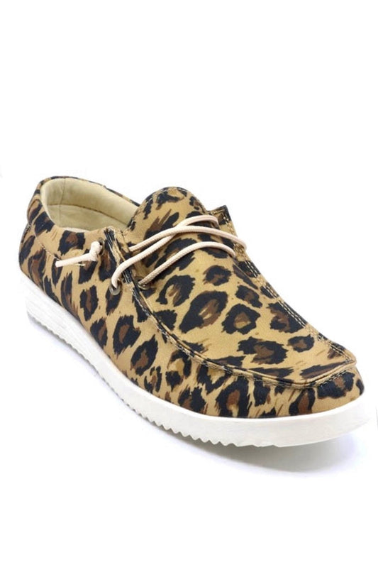 Wanda 1 Leopard Slip-on Moccasin Sneakers