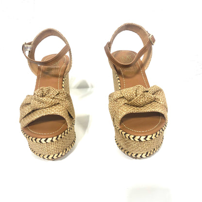 Xiomara Natural Wedges Heels - The Shoe Trunk